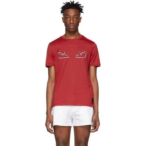 fendi bag bugs t shirt red|fendi peekaboo bag sizes.